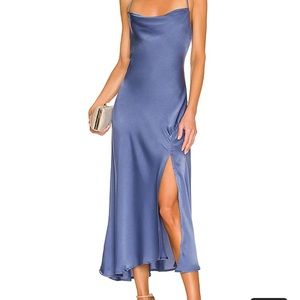 ASTR the Label Gaia Dress in Denim Blue